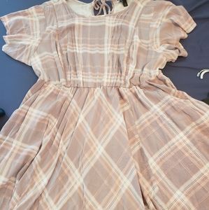 Torrid flannel pink dress